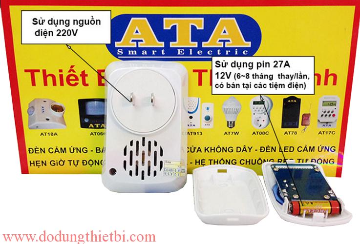 [HCM]Chuông cửa không dây  1 chuông 2 nút nhấn
