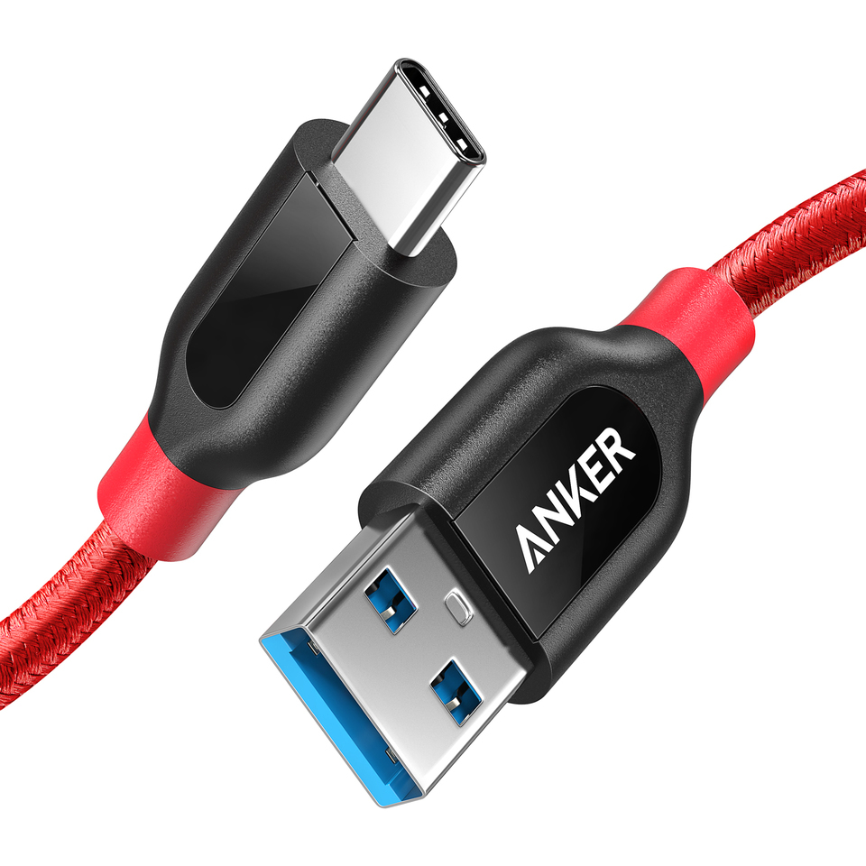 Cáp Anker PowerLine+ USB 3.0 ra USB-C - Dài 0.9m - A8168