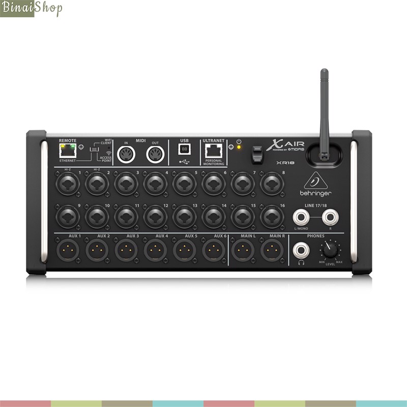 [Trả góp 0%]Mixer kĩ thuật số 18 cổng Behringer X Air XR18