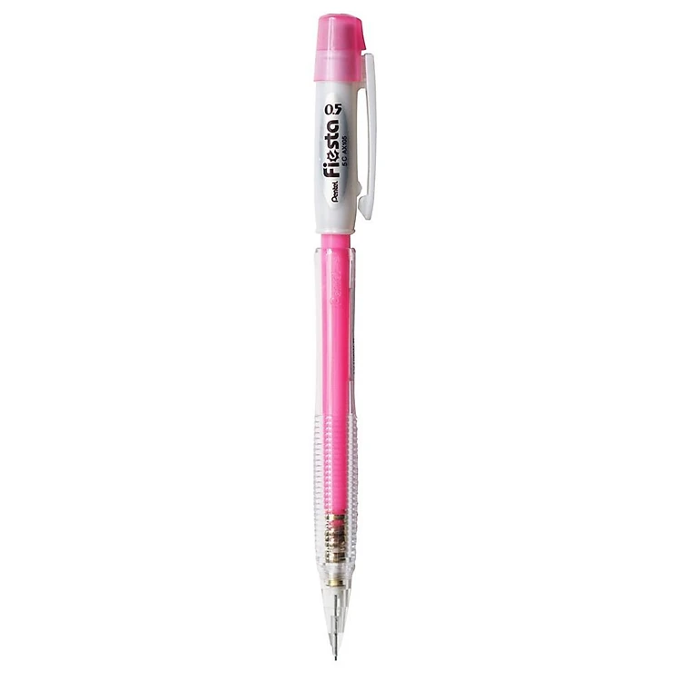 Bút chì kim bấm nắp trắng nhật bản pentel fiesta ngòi 0.5mm - ax105w - nhập khẩu chính hãng