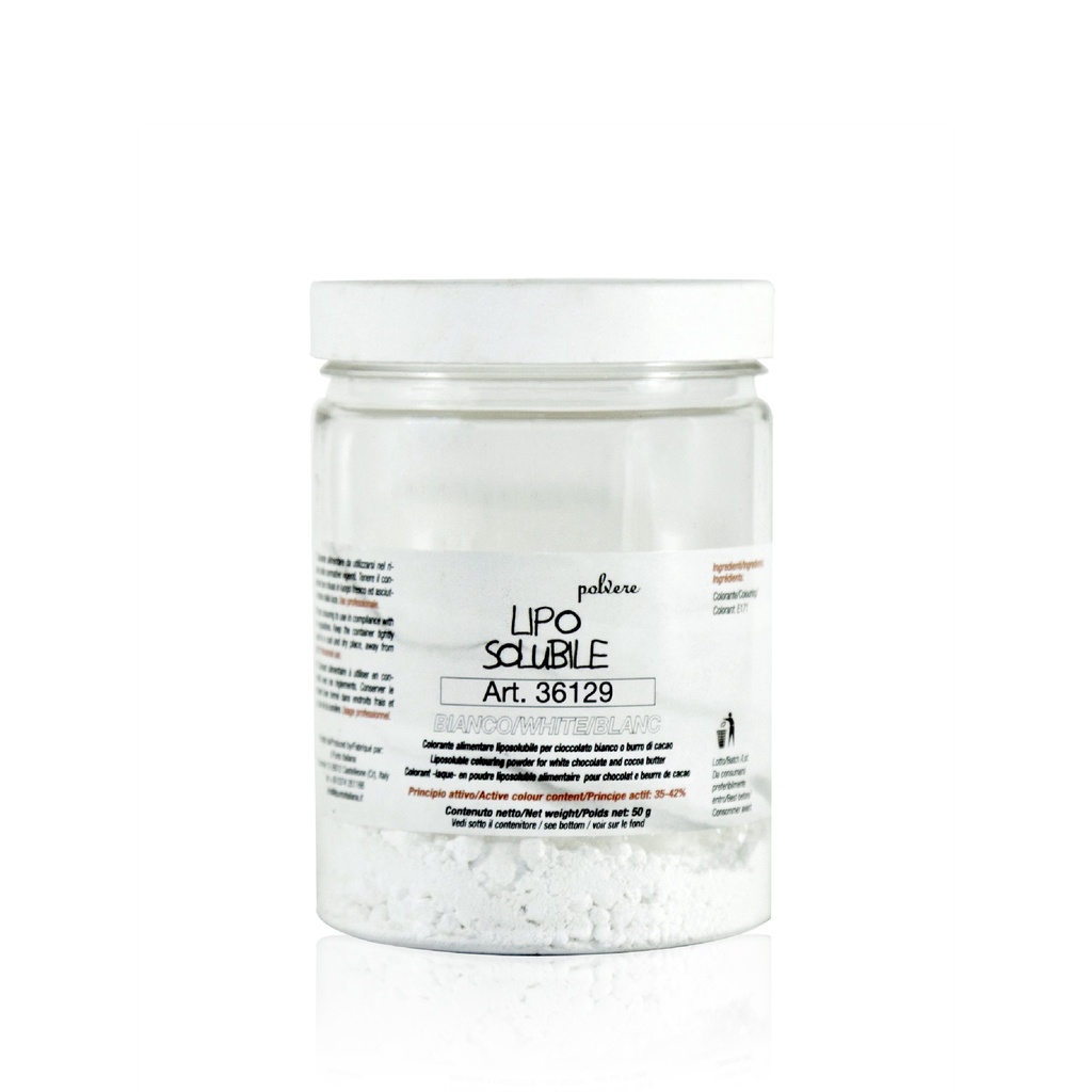 Bột màu trắng gốc dầu lipo soluble - đọc kĩ mô tả