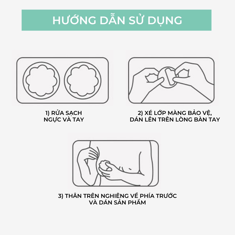 Cặp Miếng Dán Nâng Ngực Cao Cấp Tái Sử Dụng BEBE CHIC