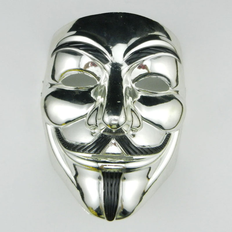 MẶT NẠ HACKER ANONYMOUS CỰC CHẤT - Bạch kim