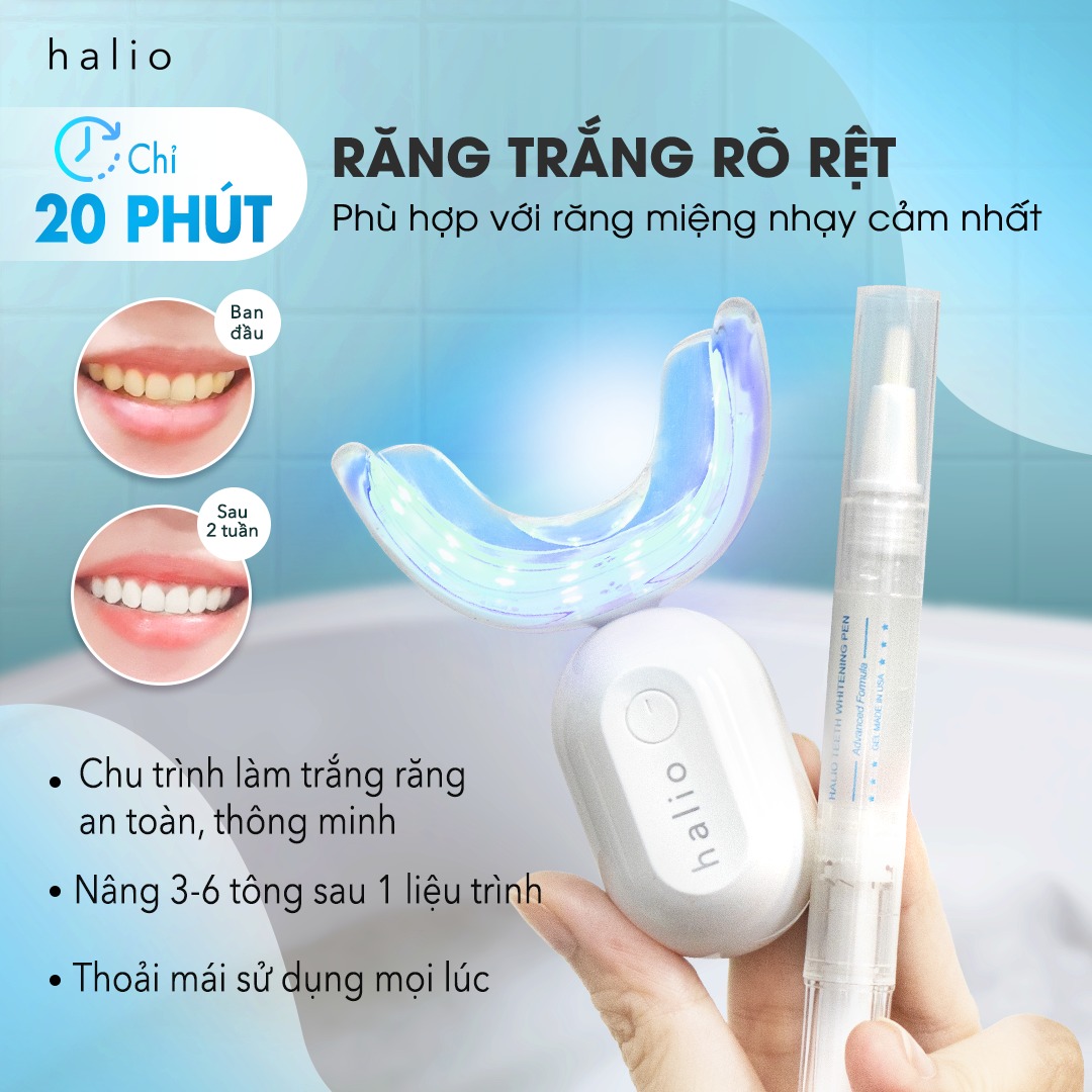 Bút Tẩy Trắng Răng Halio Teeth Whitening Pen