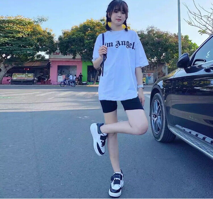 Set bộ đi chơi, bộ đồ tập gym, yoga, set áo thun form rộng phối quần legging form ôm co giãn thoải mái [BỘ LEGGING]