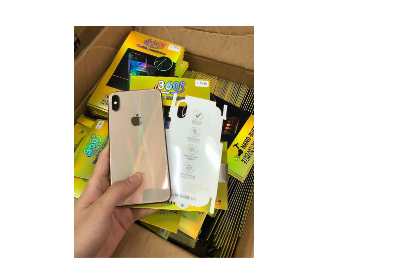 Miếng Dán PPF măt sau full viền cho iPhone X, Xs