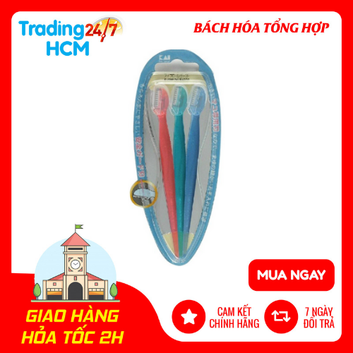 Set 3 dao cạo lông mày cán dài KAI nội địa Nhật Bản