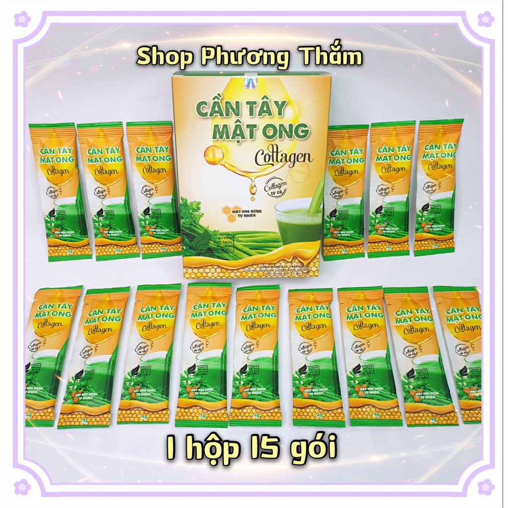 Cần tây mật ong collagen, cần tây giảm cân collagen 100% tươi sạch công nghệ Hàn Quốc |Uytin88
