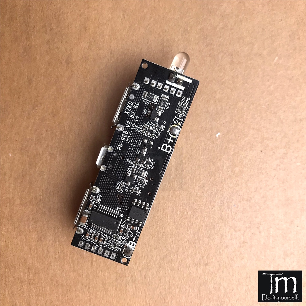 Mạch Sạc Dự Phòng 5V2A Hiển Thị LCD 2 Lớp