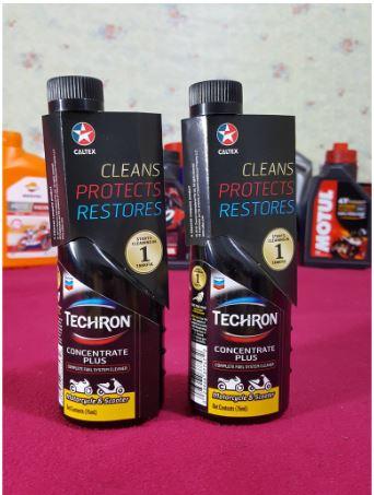 [HCM]Dung dịch làm sạch động cơ xe máy Caltex Techron Concentrate Plus 75ml