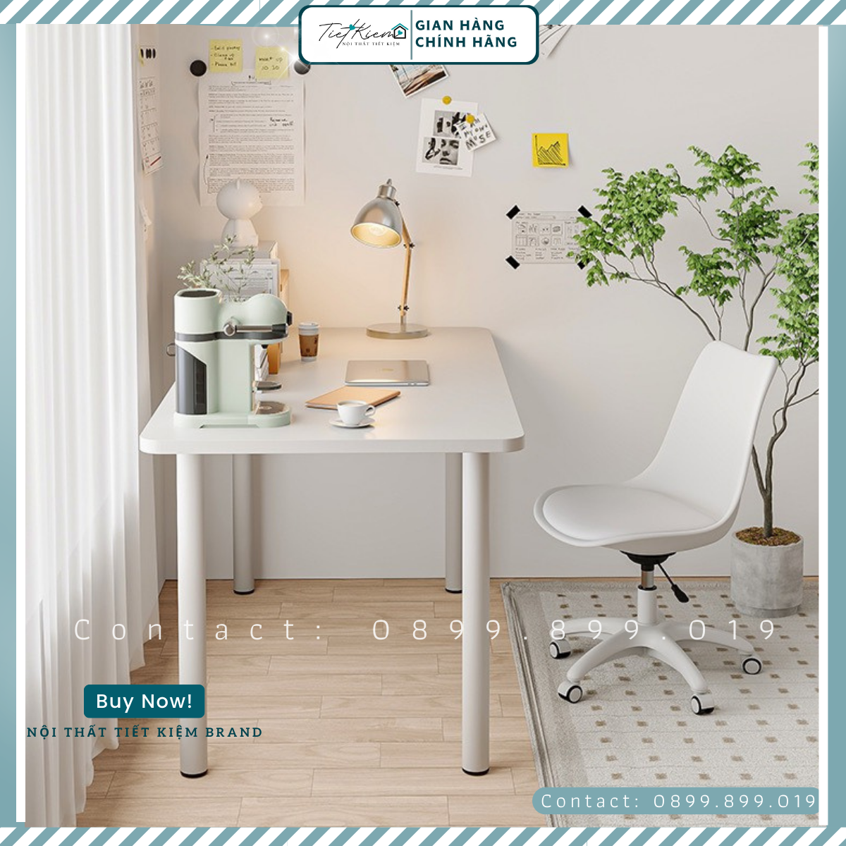Bàn ikea chân sắt làm việc BLV99899