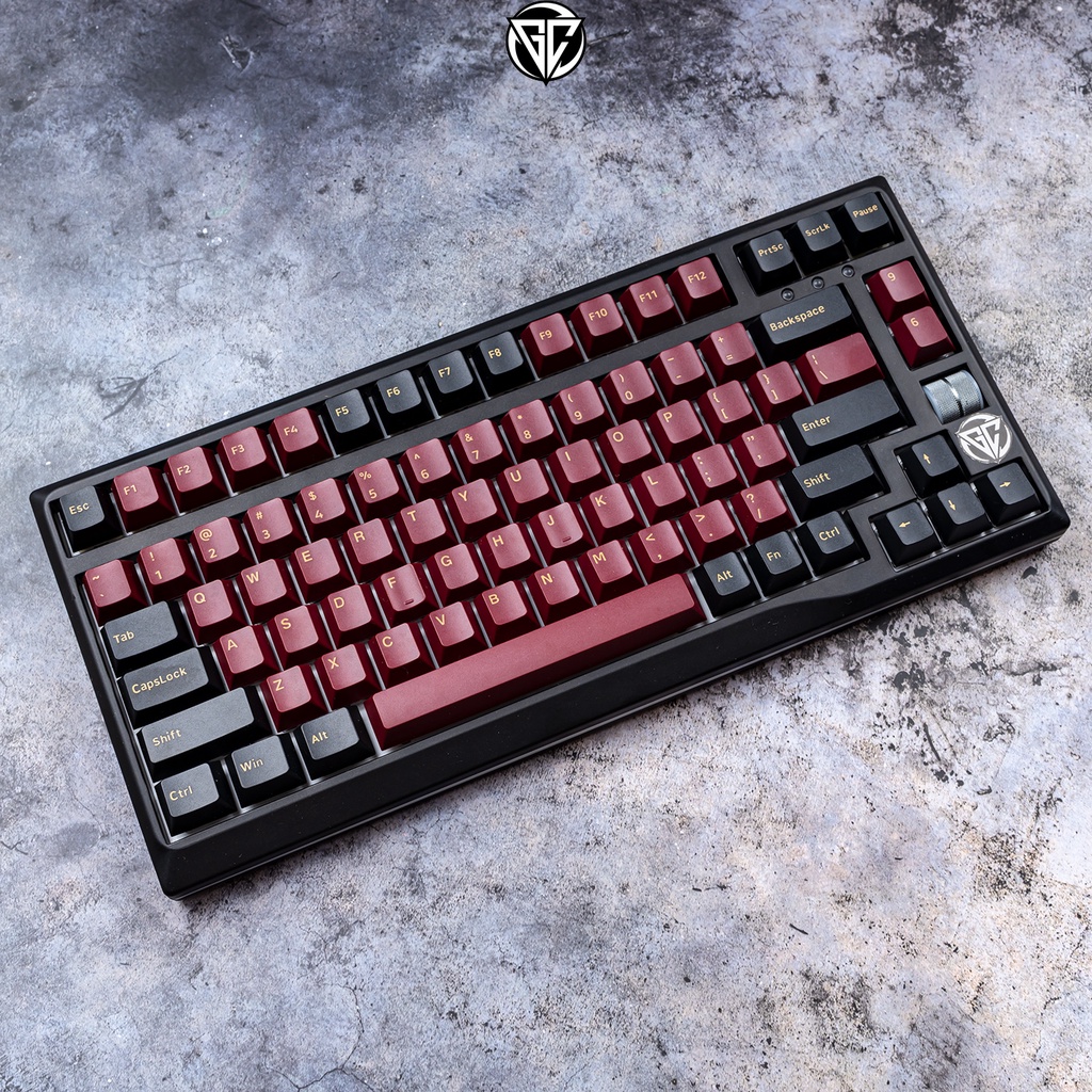 Keycap SAMURAI RED 162 nút nhựa ABS Doubleshot