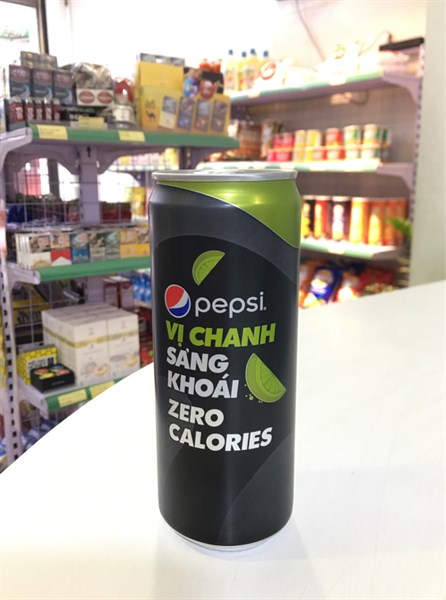 Pepsi (vị chanh không calo) 330ml (lon)