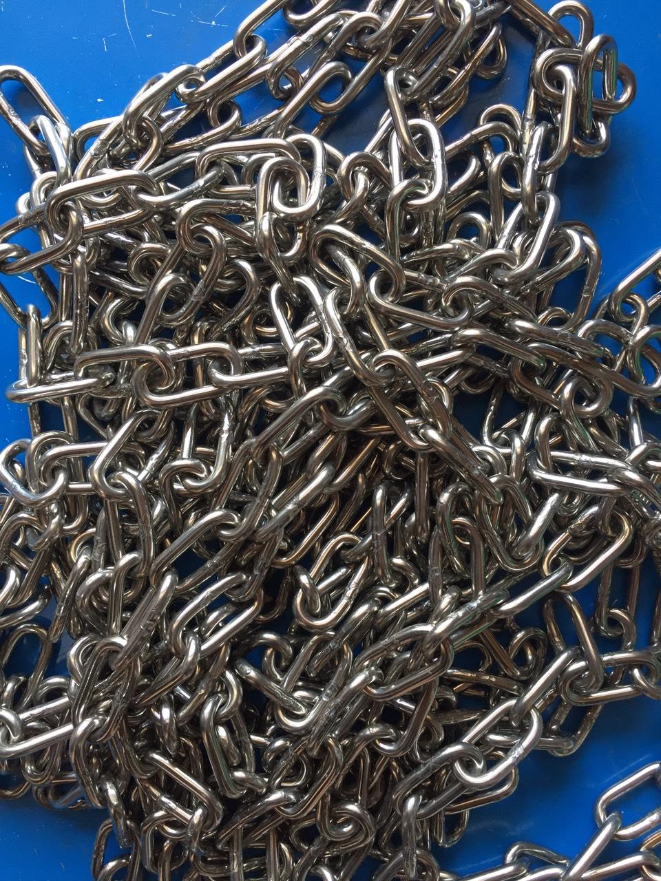 Xích inox. 10m xích đu. xích đu inox. 10m xích inox khóa đồ phi 5