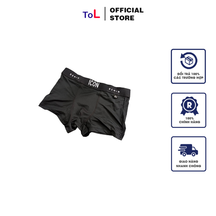 [FreeShip Max] (Combo 3 Quần) Quần Sịp Nam Boxer ICON Demin Cao Cấp