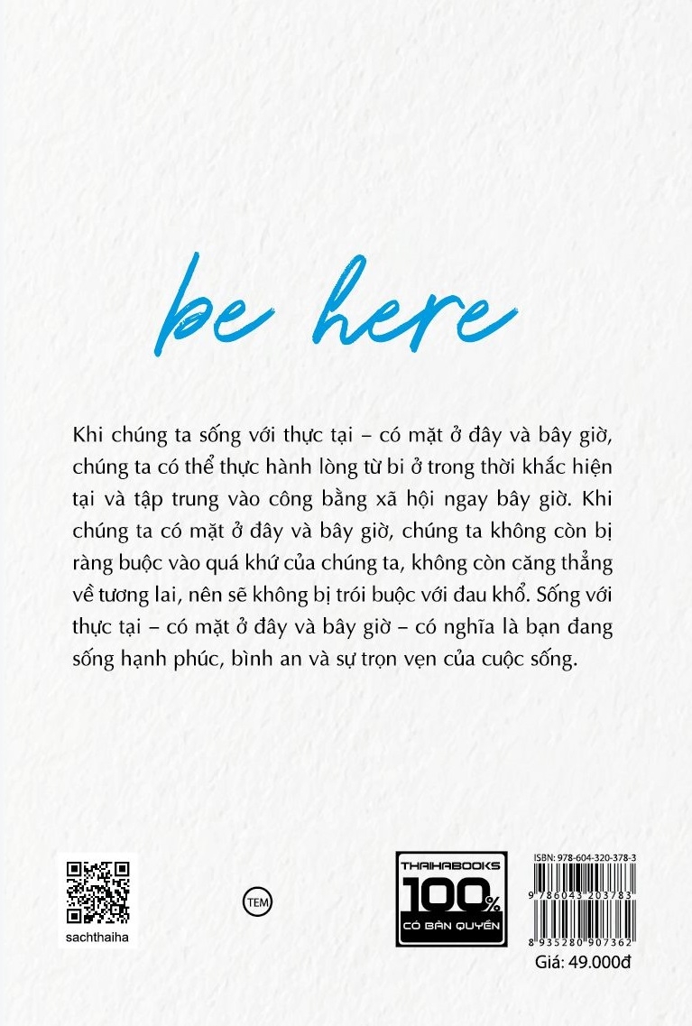 Be Here - Sống Với Thực Tại