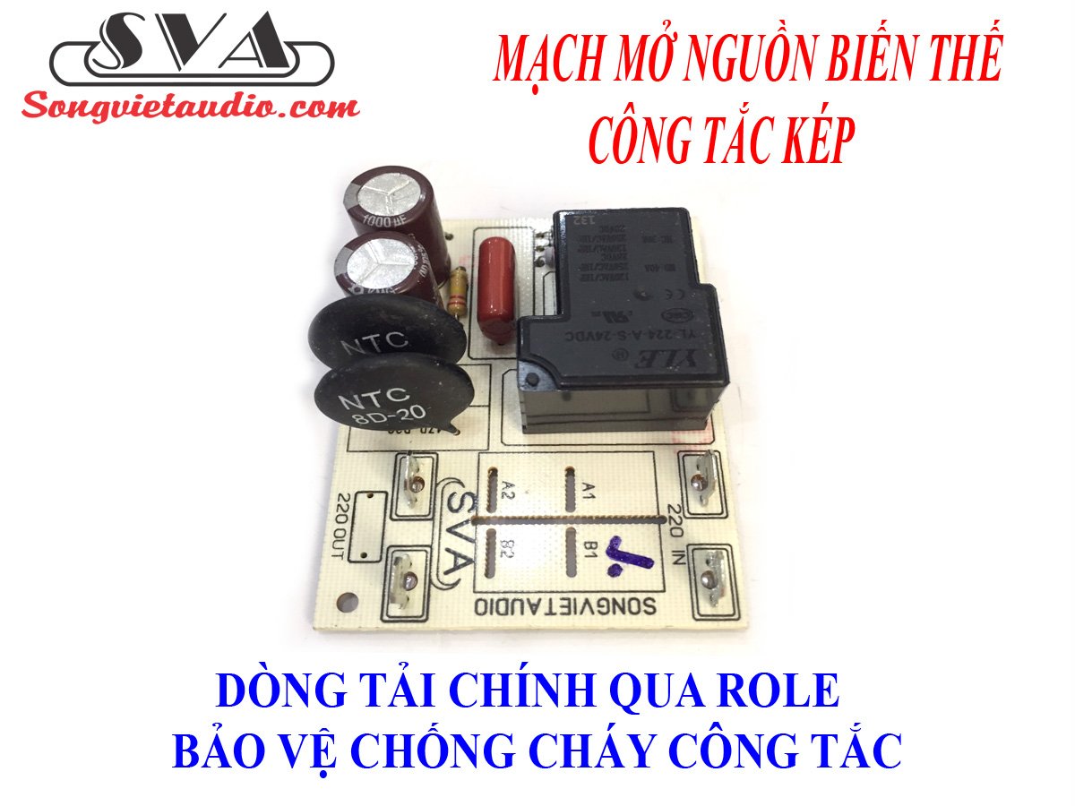 Mạch khởi động công tắc kép - 1 mạch