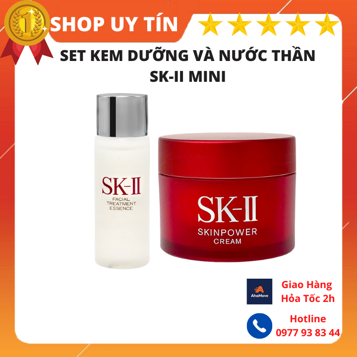 Combo os skinpower cream and facial treatment essence SKII / SK2 / SK-II Japan mini