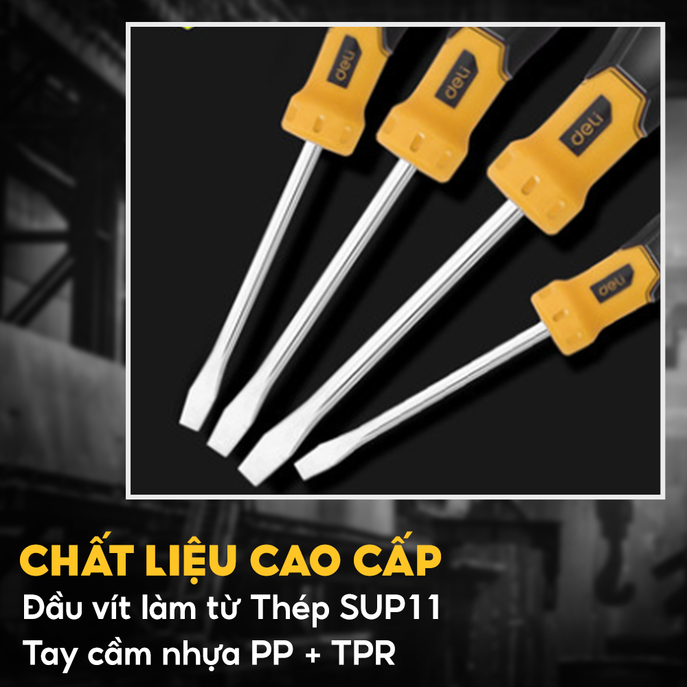 Tua vít DL6330751 hiệu Deli
