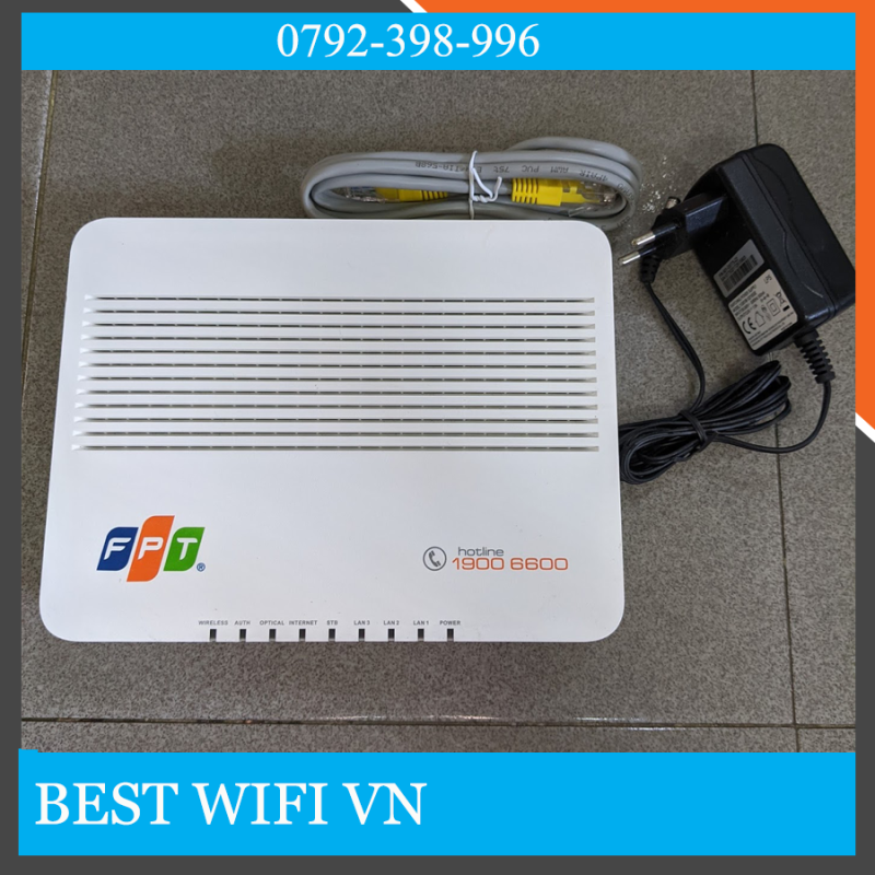 [HCM]Modem wifi quang GPON FPT Internet Hub AC1000F AC WAVE 2 MU-MIMO ( qua sử dung )