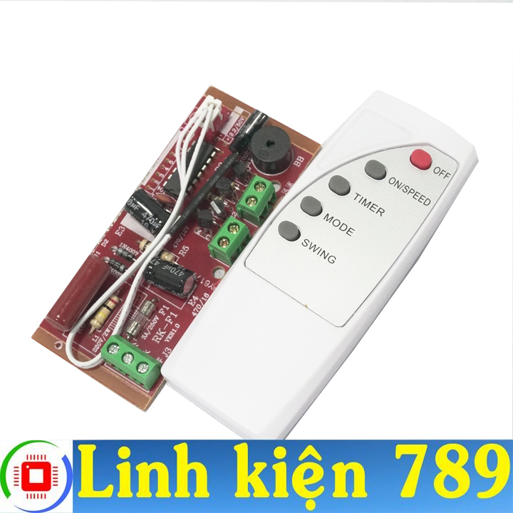 Bộ chế quạt điều khiển từ xa 220V - LinhKiện789