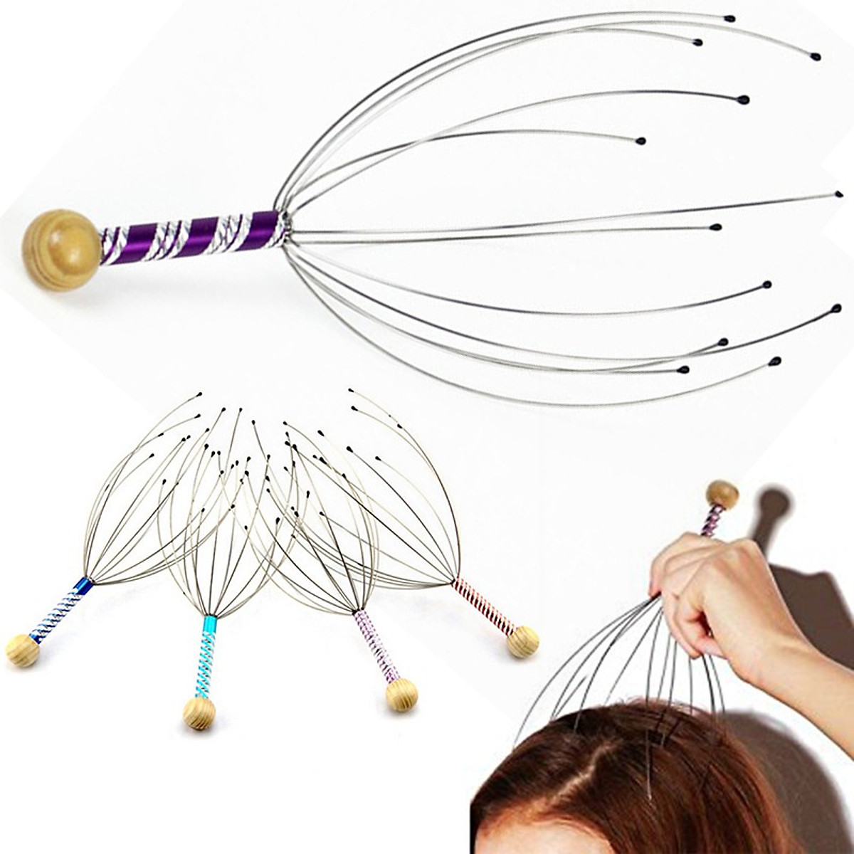 Cây massage đầu bạch tuộc thư giãn