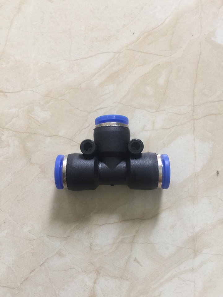 Chia T nối nhanh ống 6,8,10,12mm