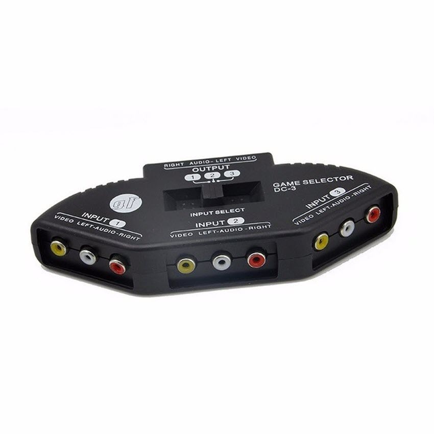 Bộ gộp AV 3 vào 1 ra Video + Audio chất lượng cao