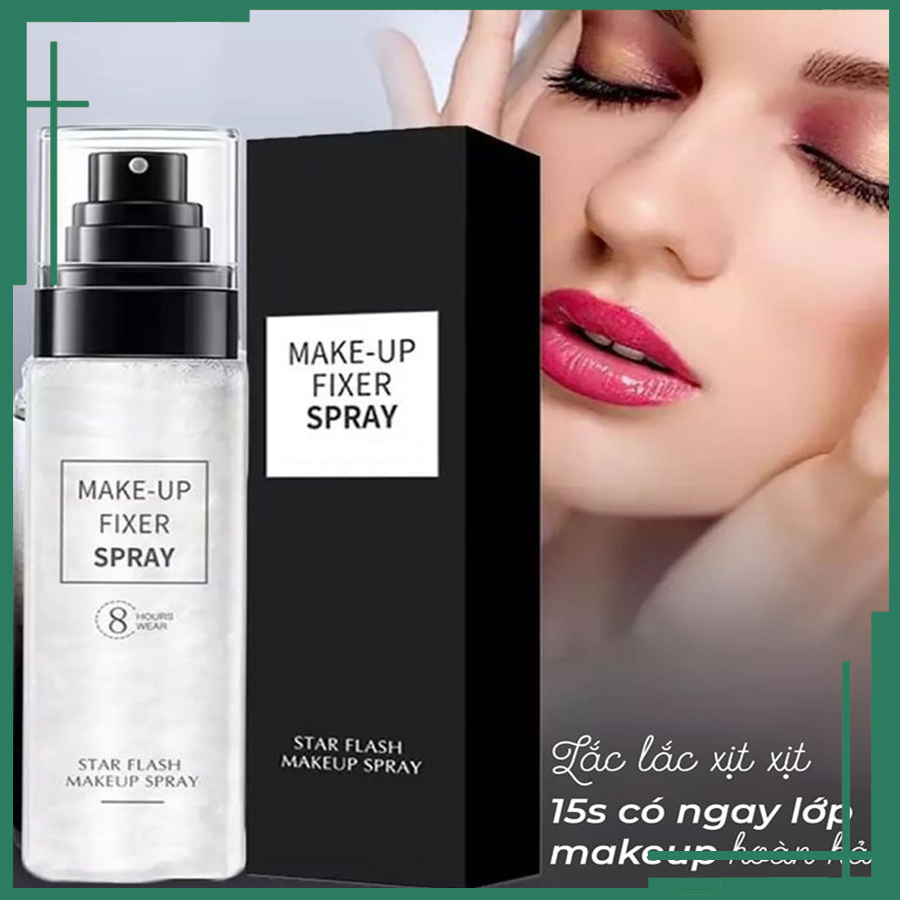 [Cam kết chính hãng] Xịt khoá make up. xịt giữ lớp trang điểm lâu trôi, xịt khoá nền chống trôi cấp ẩm cho da mịn lỳ suốt 24h