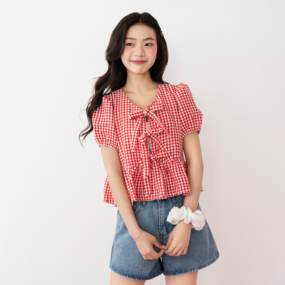BLEUBIRD Quần sooc denim PALM SHORTS