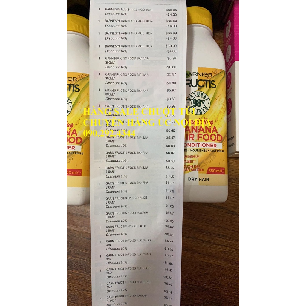 Ủ tóc Garnier Fructis Hair Food [Hàng nội địa Úc - đủ bill]