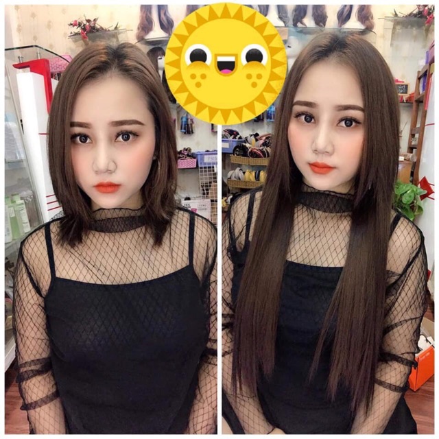 Tóc kẹp U ❤️FREESHIP - tóc kẹp U thẳng