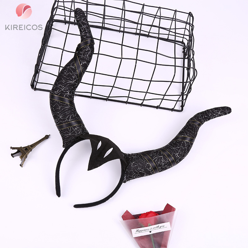 [HCM]Cài Tóc Halloween Sừng Maleficent Đủ Màu - kireicos