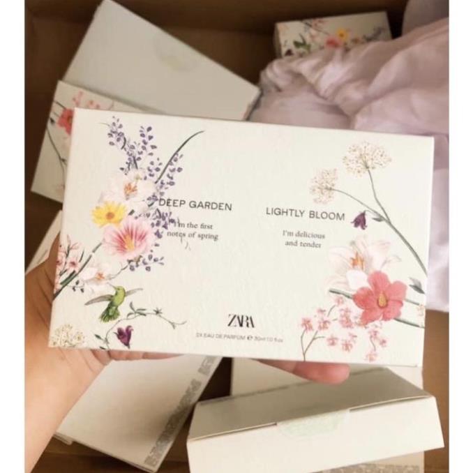 SET NƯỚC HOA NỮ ZARA - DEEP GARDEN & LIGHTLY BLOOM 30ml - M105