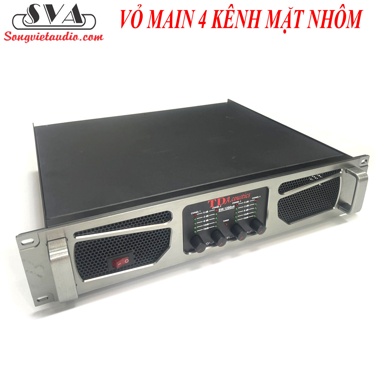 VỎ MAIN 4 KÊNH MẶT NHÔM - SW1200