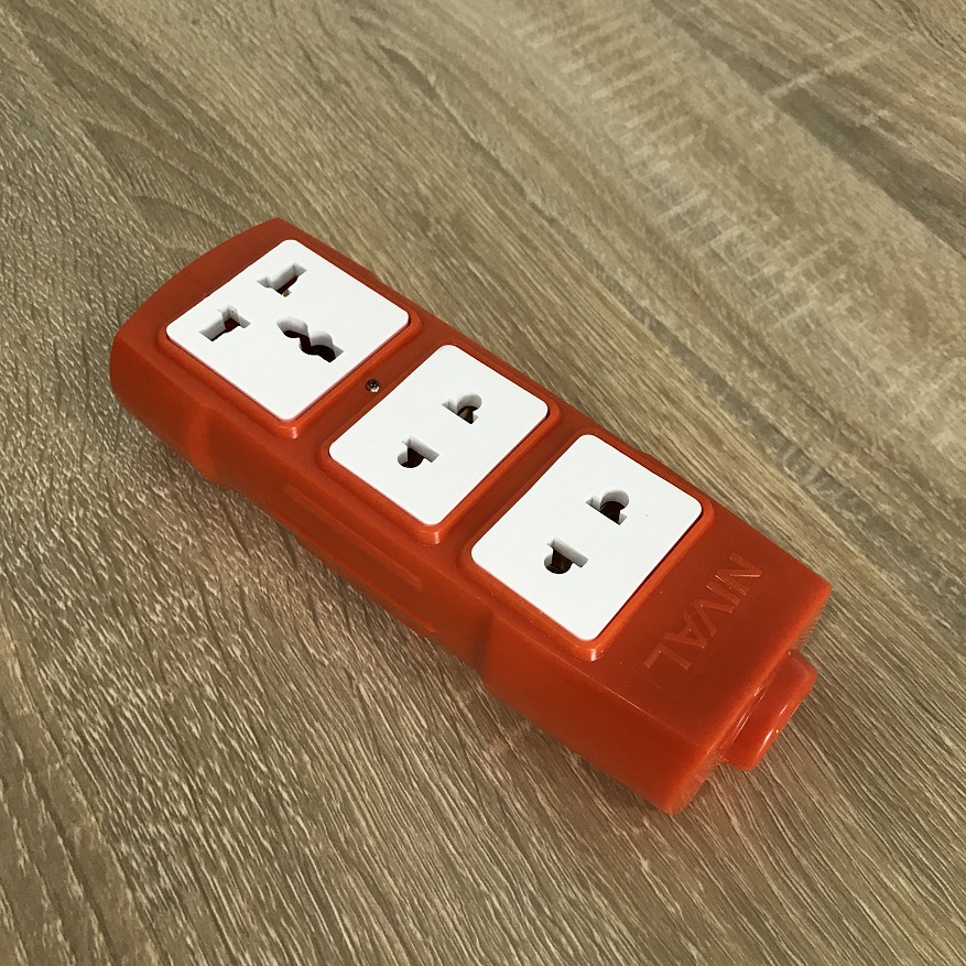 Power socket 3 ways extension 6000w Nival