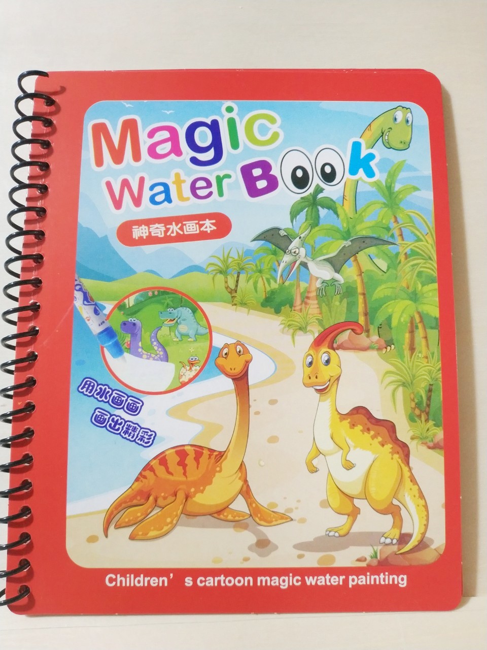 Sách tô màu nước ma thuật tranh tập tô thần kỳ sử dụng nhiều lần đa dạng chủ đề