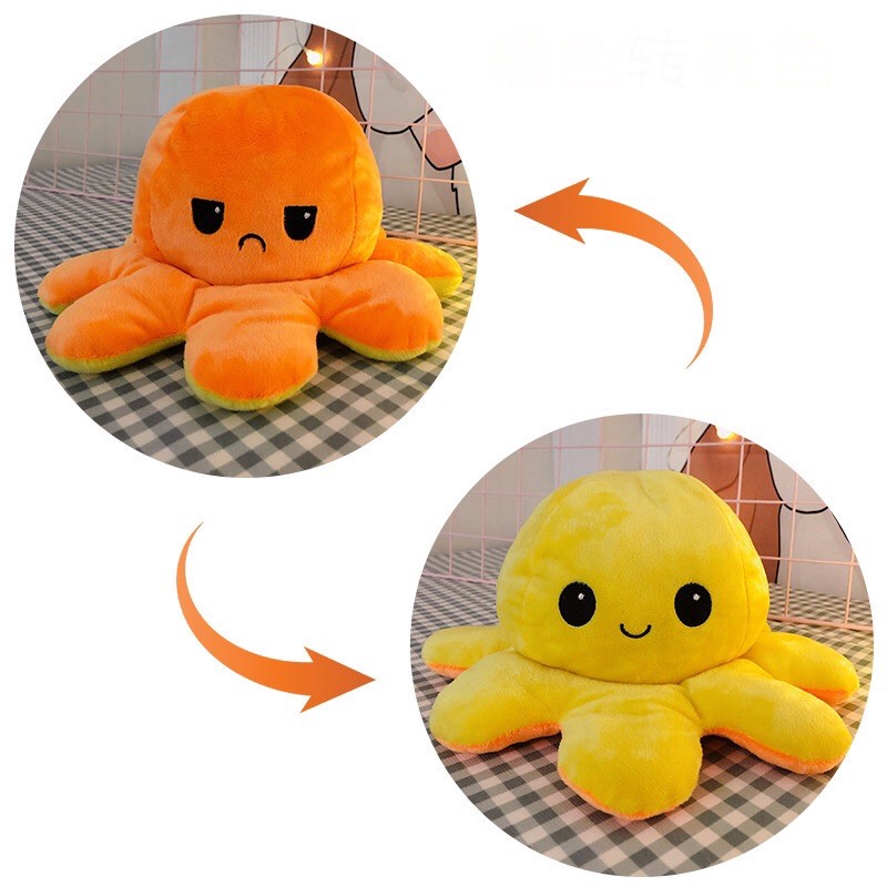 Bạch tuộc 2 mặt cảm xúc 20cm