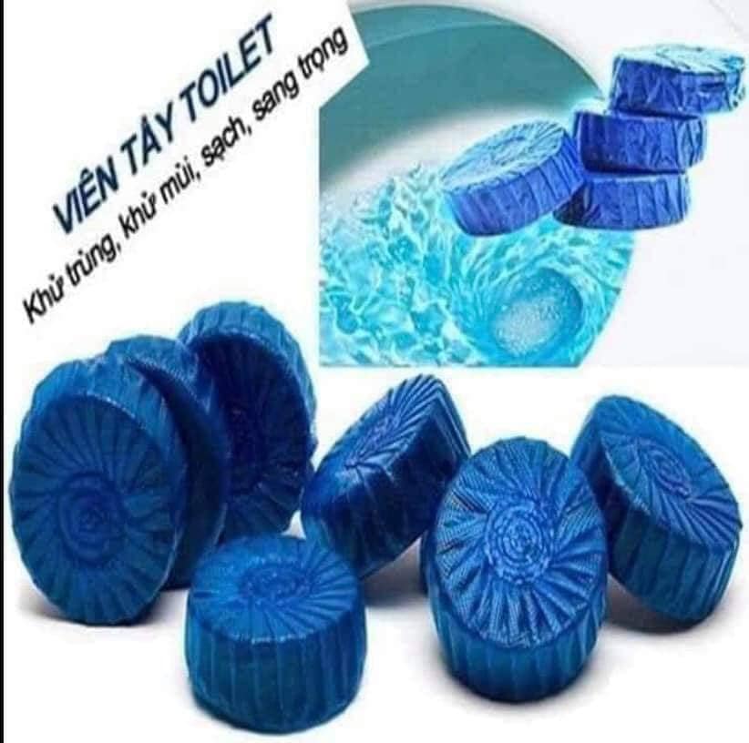 Combo 10 viên thả bồn cầu, viên khử mùi tẩy rửa giúp vệ sinh xả bồn cầu hàn quốc