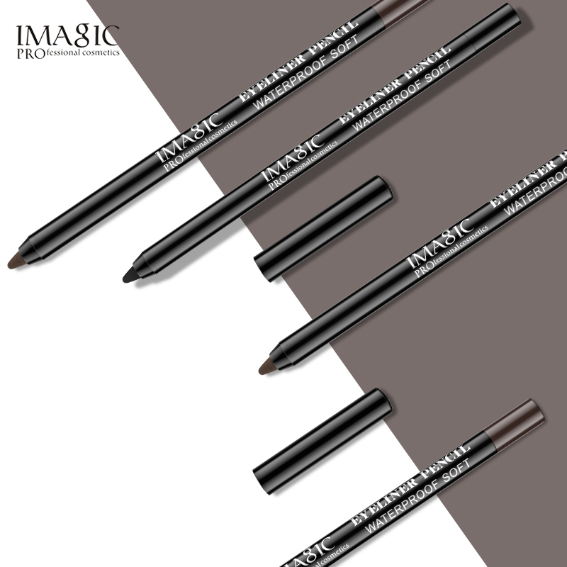 IMAGIC Waterproof Eyeliner Pencil - Black + Sharpener