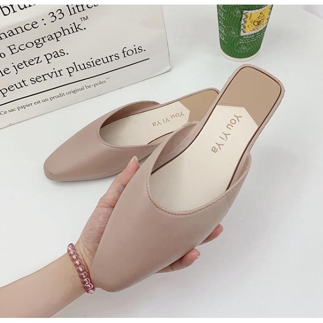 Giày Sục Nữ - Dép Sục Nữ Mũi Nhọn - Dép Nhựa Chống Nước - Hình Thật Ở Cuối Ảnh. D1