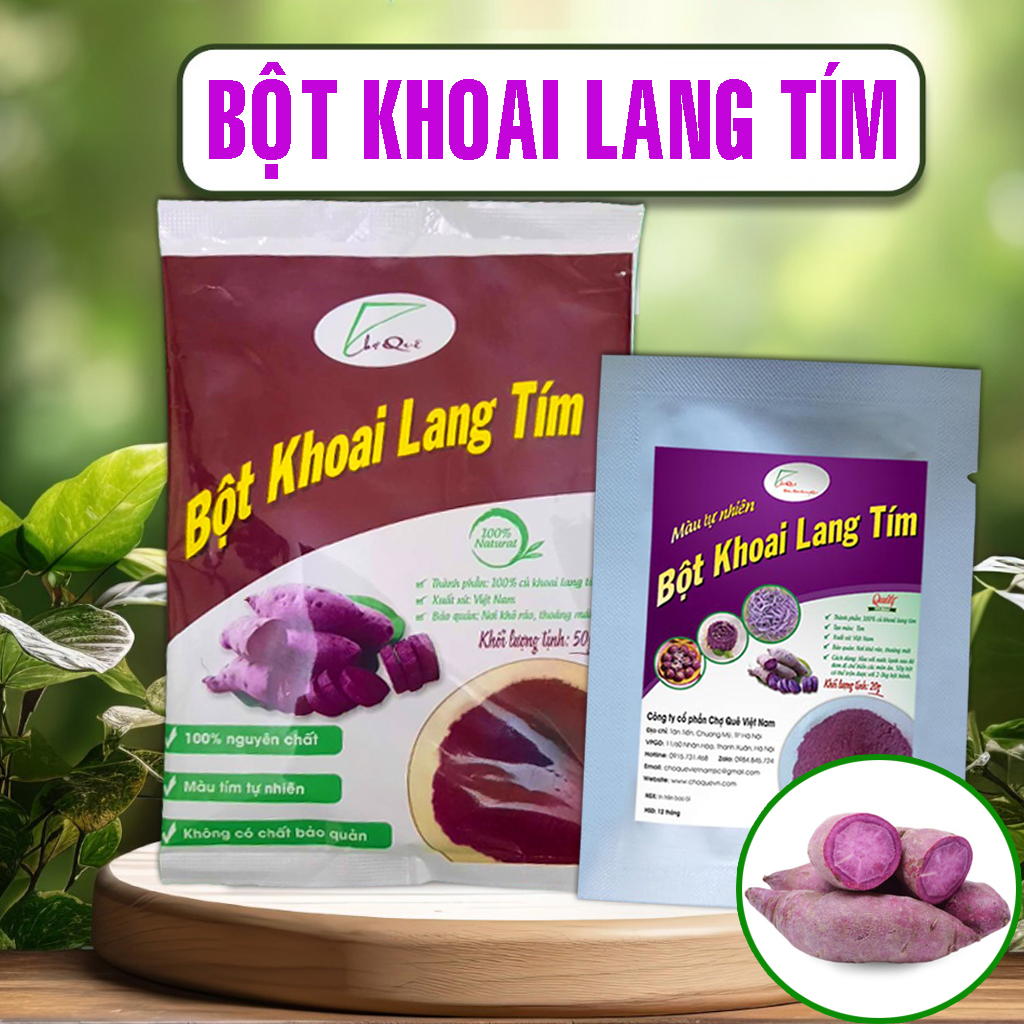 Bột Khoai Lang Tím Gói 100g