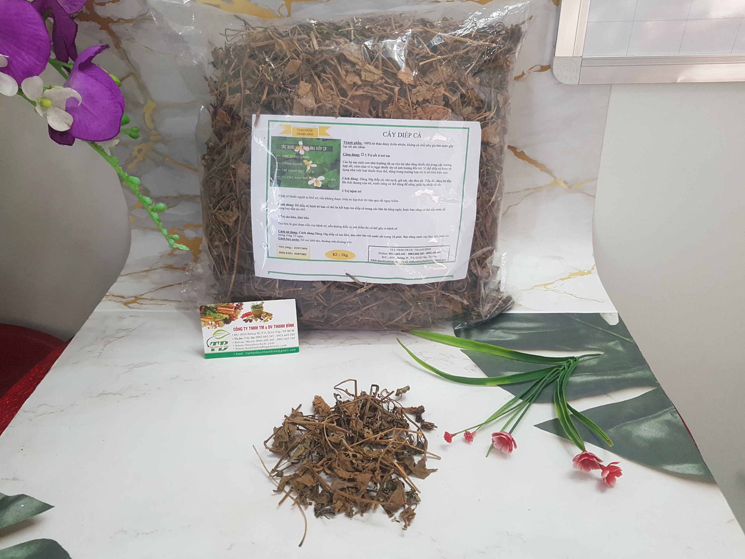 Rau Diếp Cá Khô 500G - Hàng Chất Lượng