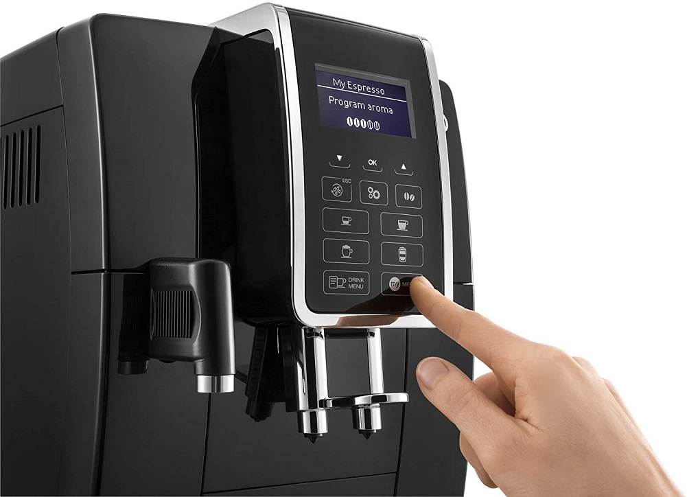 Máy pha cà phê tự động từ cà phê hạt và bột Delonghi Dinamica ECAM 350.55.B