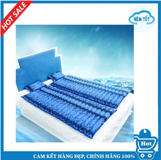 ✅🌊 Nệm nước, nệm cho người lớn tuổi chống lỡ lưng, nệm cho bé để nôi, cũi, giường, nệm nước lót lưng siêu mát - NỆM TỐT