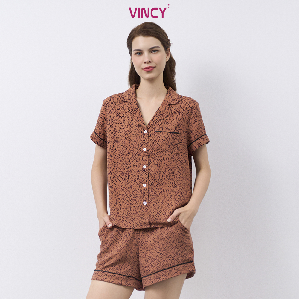 [Buy 3, Get 20% Off, Buy 2, Get 15% Off] Women's Satin Vinyl Shorts Set Bss108W22