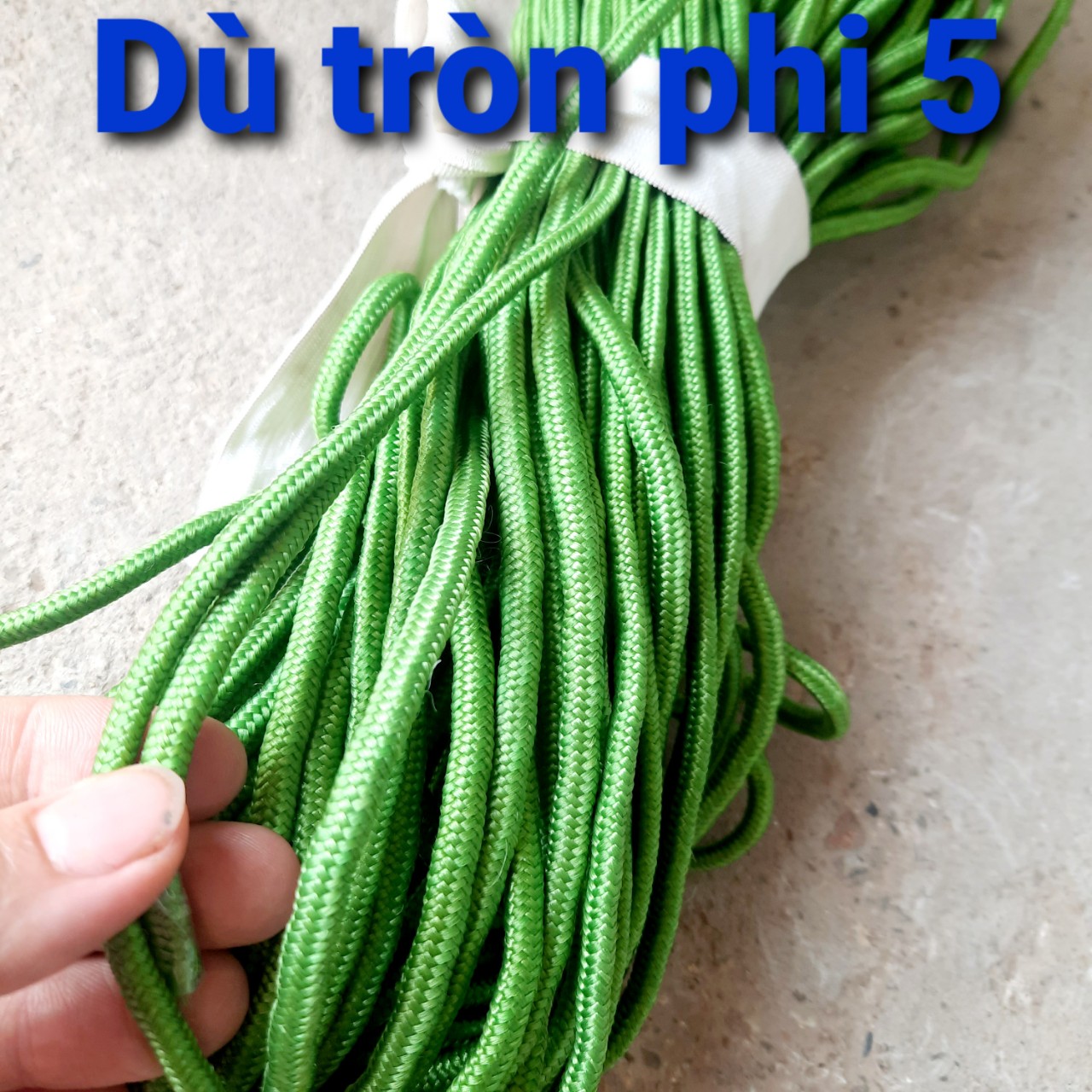 [ HÀNG ĐẸP ] 20 mét Dây dù tròn phi 5mm dây buộc dây cắm trại leo núi dây dù tết siêu dai