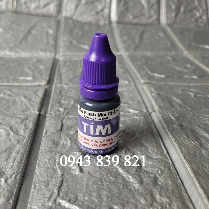 Mực dấu flash đóng trên mọi chất liệu lọ 10ml