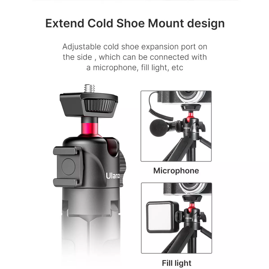 Chân máy Tripod Ulanzi MT-16 cho điện thoại, máy ảnh