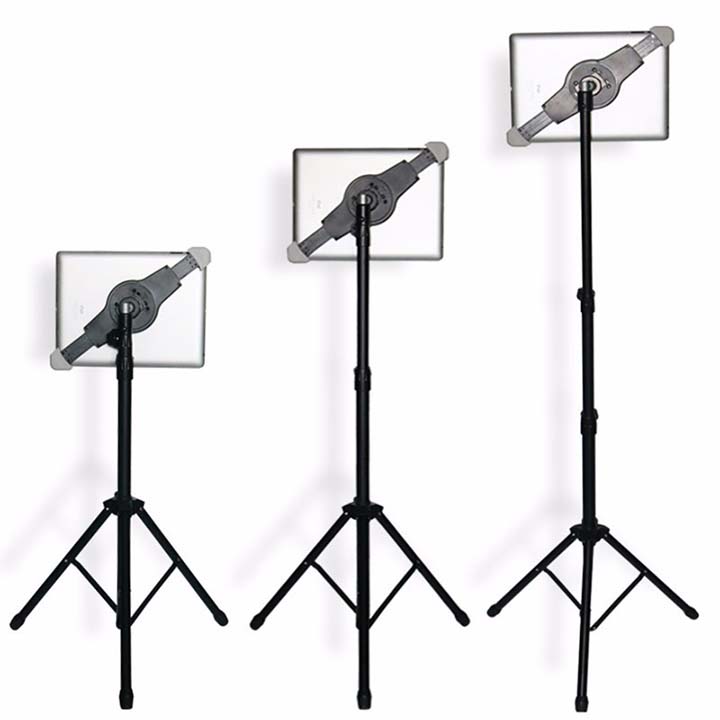Giá đỡ iPad, máy tính bảng 3 chân để sàn xoay 360 độ